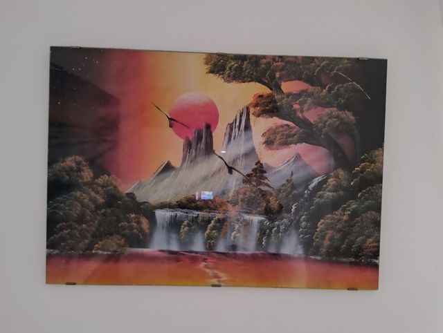 Quadro "Paesaggio estivo tramonto"