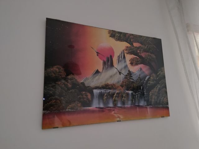 Quadro "Paesaggio estivo tramonto"