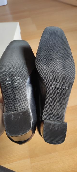 Zapatos negros de señora Maxi confort