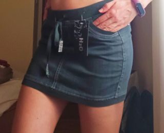 Falda vaquera mujer 
