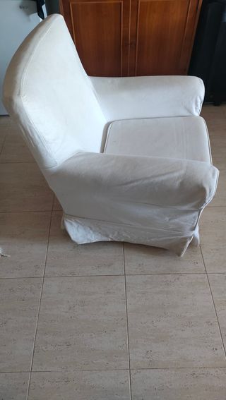 Sofá uniplaza tipo orejero