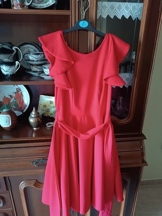 Vestido rojo de fiesta