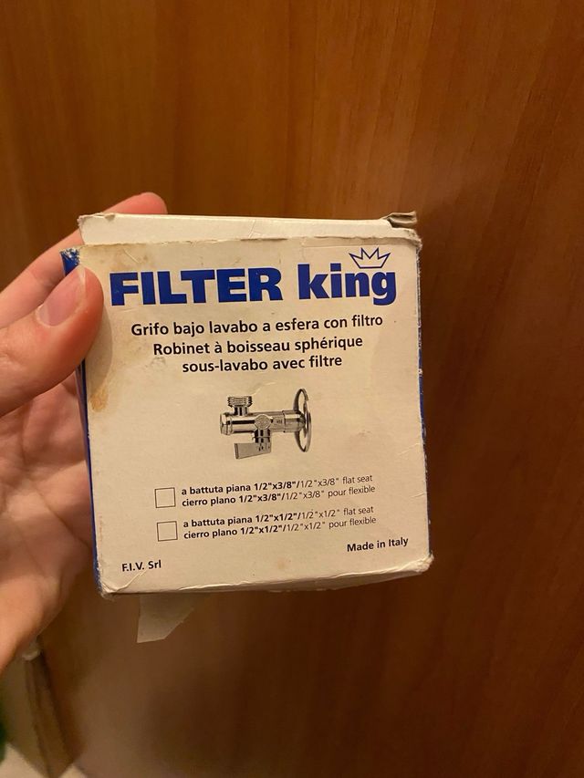 Rubinetto sottolavabo a sfera con filtro