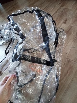 Burbuja, plástico para carrito