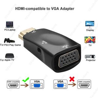 Transformador HDMI para VGA + audio, regalo gratis