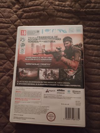 Call of Duty Blacks Ops I Nintendo wii