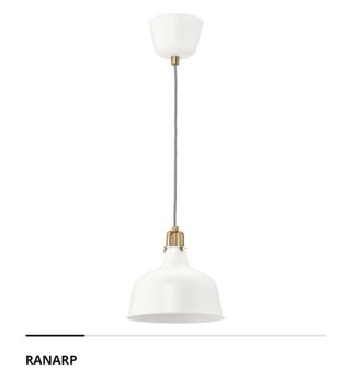 Lampara Techo Ranarp Ikea 23cm