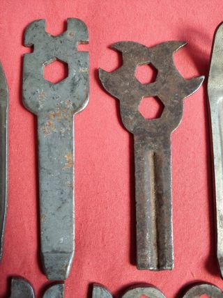 16 HERRAMIENTAS LLAVES ANTIGUAS REPARAR BICICLETA