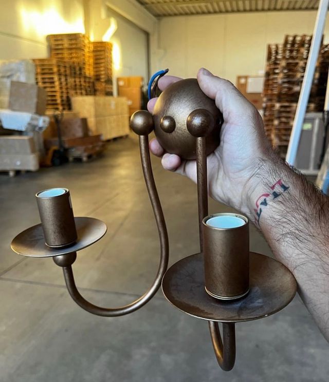 set lampadari appliqe vintage