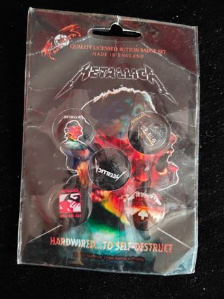 Colección chapas oficiales Metallica