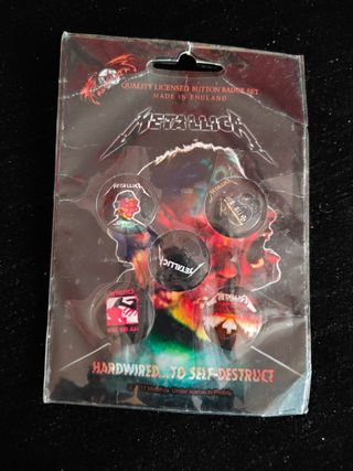 Colección chapas oficiales Metallica