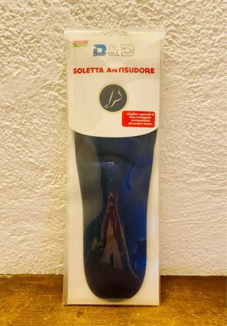 Soletta scarpe anti-sudore nuova sigillata
