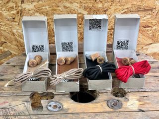 Cinta corta de manillar de cuero genuino