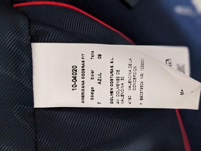 Chaqueta segundo traje comunión niño