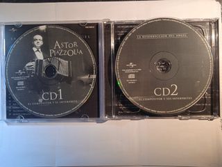 2 CD¨S DE ASTOR PIAZZOLLA, 40 OBRAS FUNDAMENTALES,