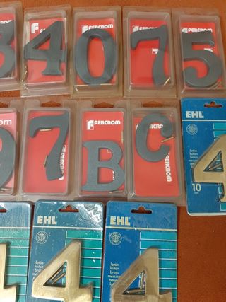 Numeros para puerta