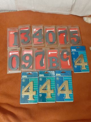 Numeros para puerta