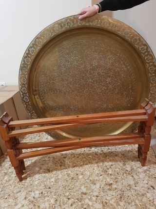 Mesa marroquí auténtica.