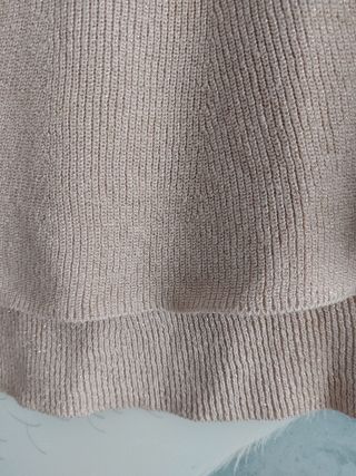 Jersey rosa Massimo Dutti con brillo. Talla.X