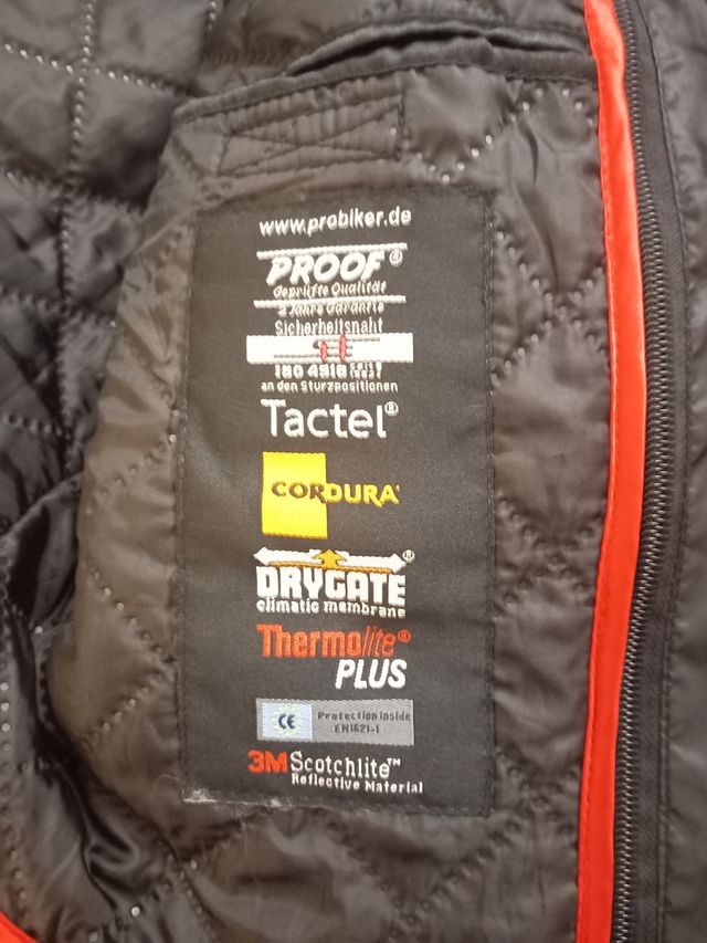 CHAQUETA MOTO PROBIKER T.M