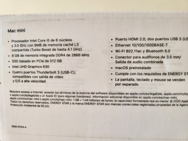 Apple Mac Mini 2018 (512Gb)