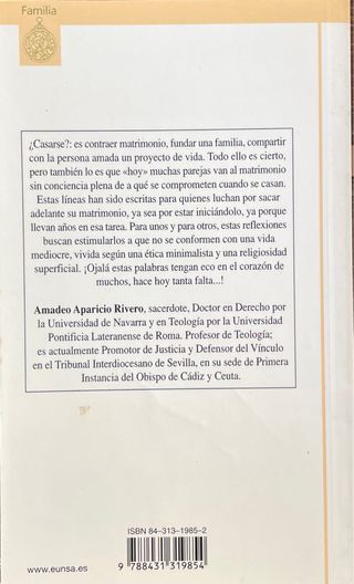 Libro Casarse : un compromiso para toda la vida 