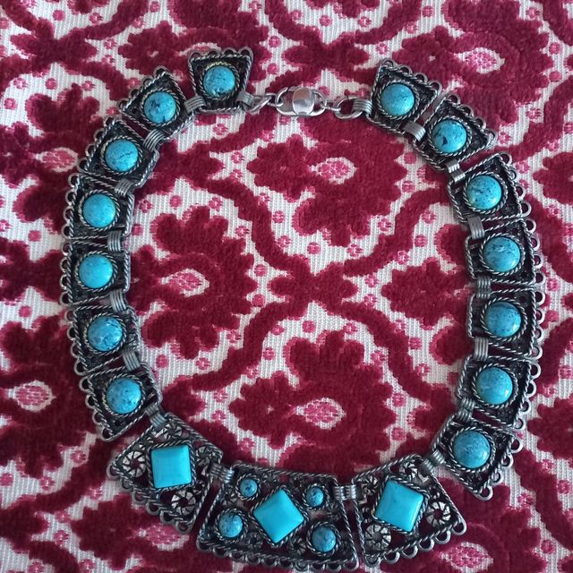 Parure bracciale+collana chius.argento