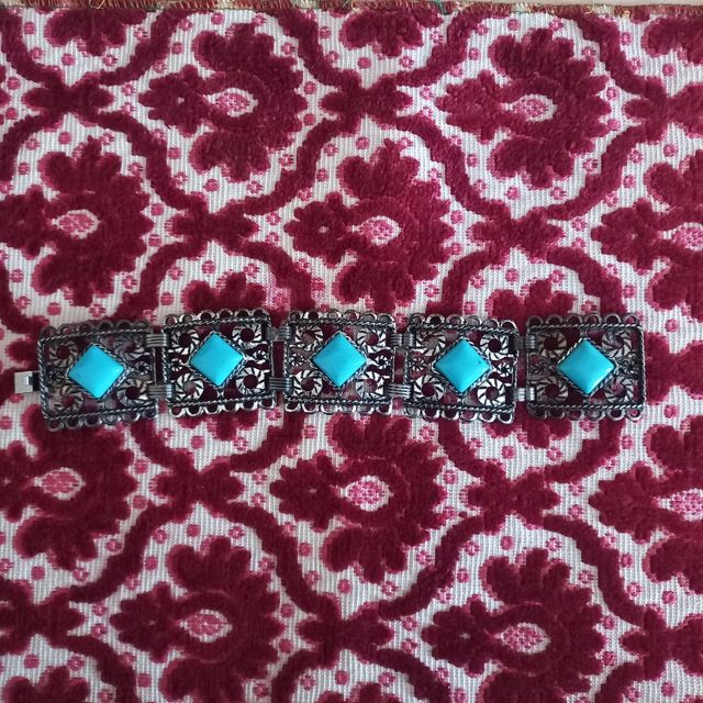 Parure bracciale+collana chius.argento