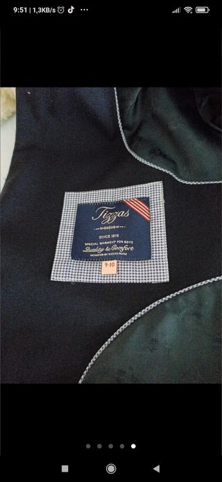 Traje de comunión niño Tizzas