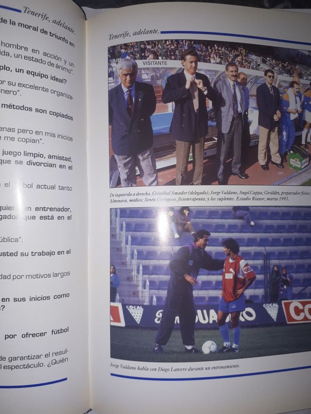 Libro del Cd Tenerife, adelante 1993.