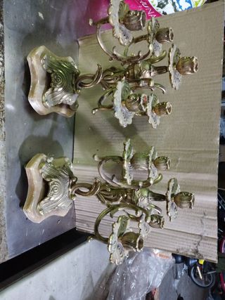 Candelabros. Bronce