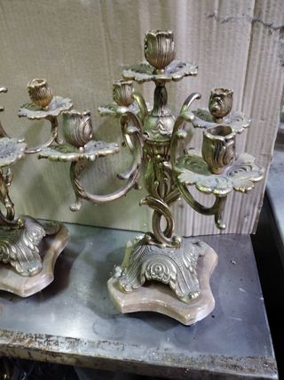 Candelabros. Bronce