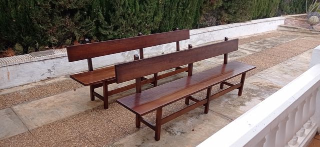 Bancos de madera para bodega