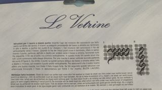 3 PZ. Kit/Quadro Mezzo Punto Fantasia