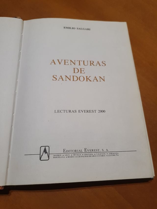 Libro de aventuras de Sandokan