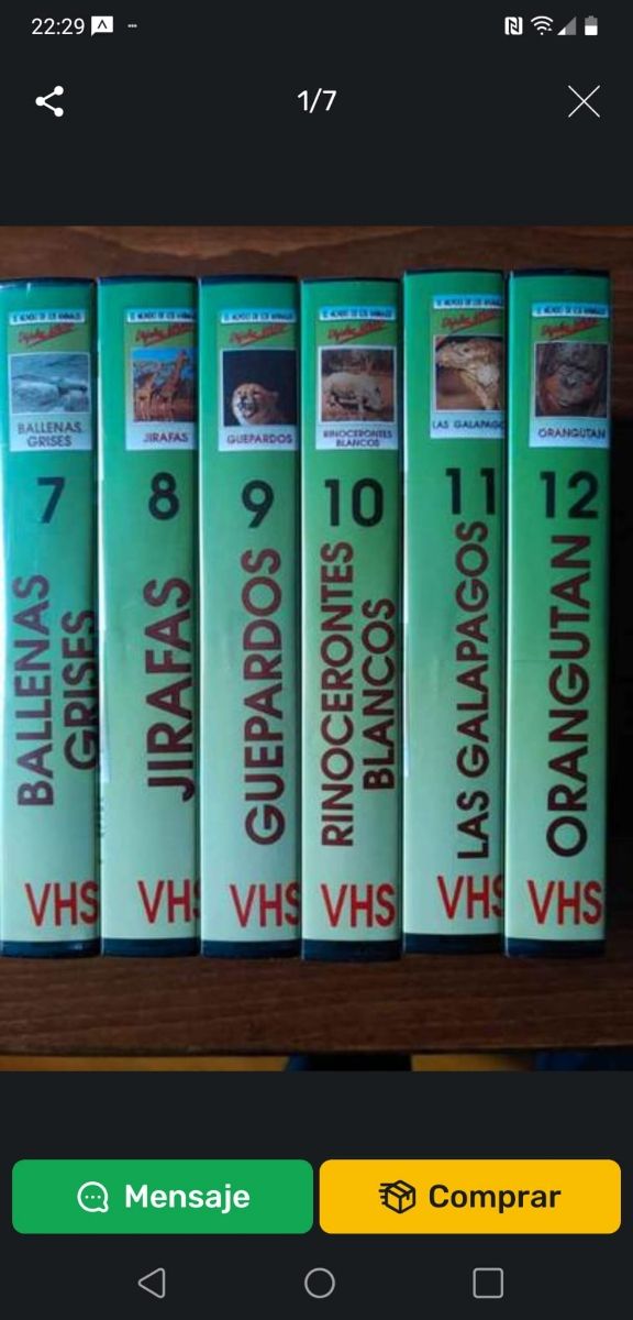 CINTAS DE VHS PELÍCULAS Y DOCUMENTALES CURSO VELA.