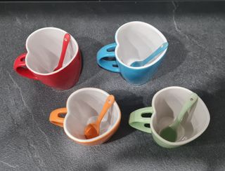 Tazas de colores