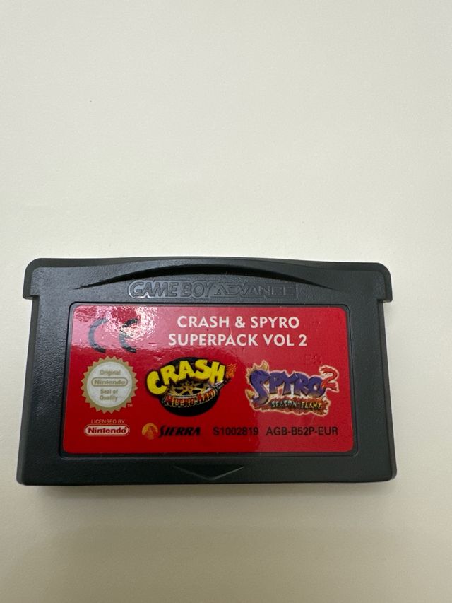 crash y spyro juego game boy y nintendo ds