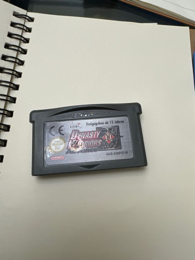 juego Dynasty Warriors game boy y nintendo ds