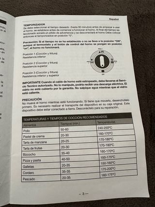 horno electrico