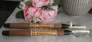 Antiguas cañas pescar trucha Década 60-70 (2)