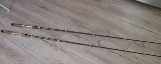 Antiguas cañas pescar trucha Década 60-70 (2)