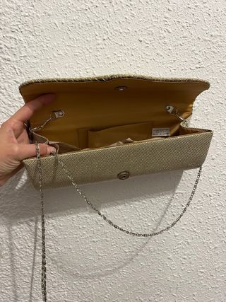 Bolso fiesta dorado