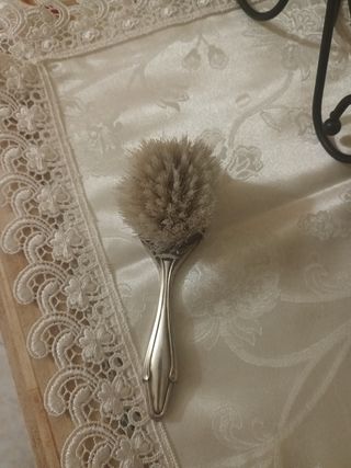 Spazzola bambini vintage argento