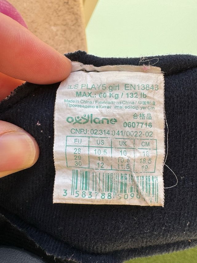 Patines de niña + protecciones