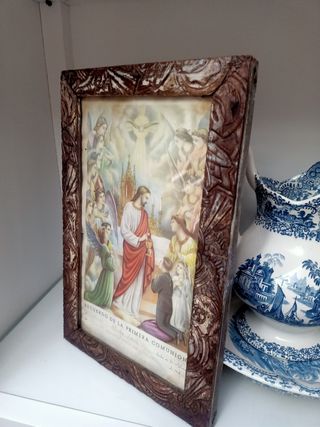 comunión recordatoria años 60 muy antigua