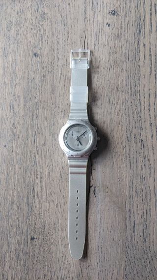 Swatch AquaChrono SBM 107 Silver