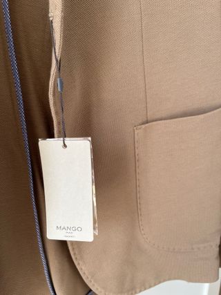 Chaqueta americana hombre Mango talla52
