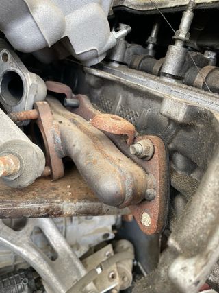 culata y colector honda 2.2