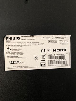 Modulo alimentación Philips 47” led